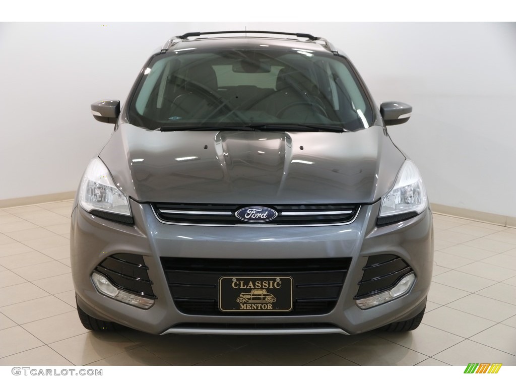 2014 Escape Titanium 2.0L EcoBoost 4WD - Sterling Gray / Charcoal Black photo #2