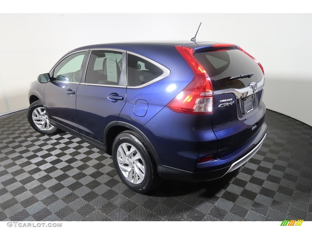 2016 CR-V EX AWD - Obsidian Blue Pearl / Black photo #12