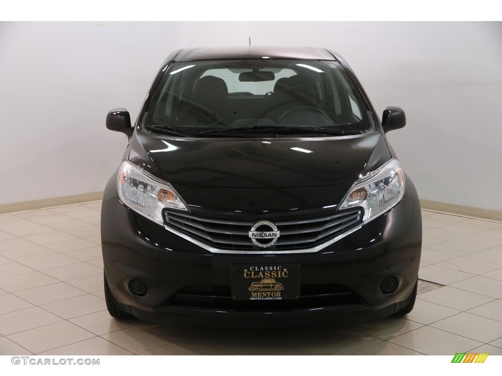 2014 Versa Note SV - Super Black / Charcoal photo #2