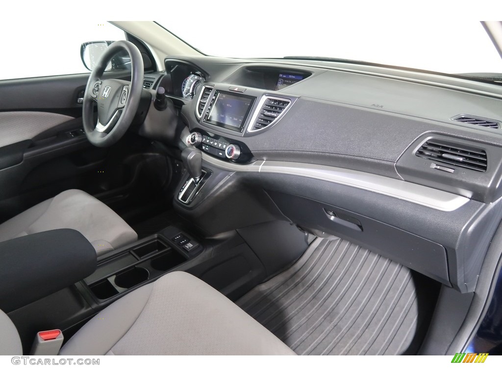 2016 CR-V EX AWD - Obsidian Blue Pearl / Black photo #16