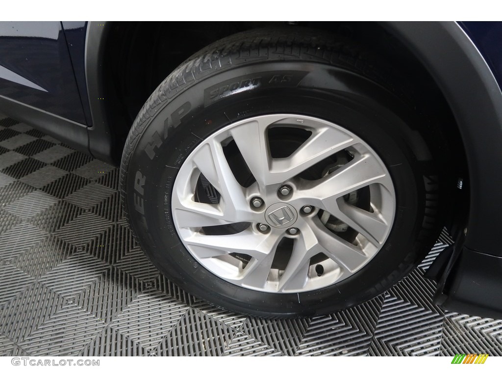2016 CR-V EX AWD - Obsidian Blue Pearl / Black photo #28
