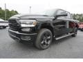 2019 Diamond Black Crystal Pearl Ram 1500 Big Horn Crew Cab  photo #3