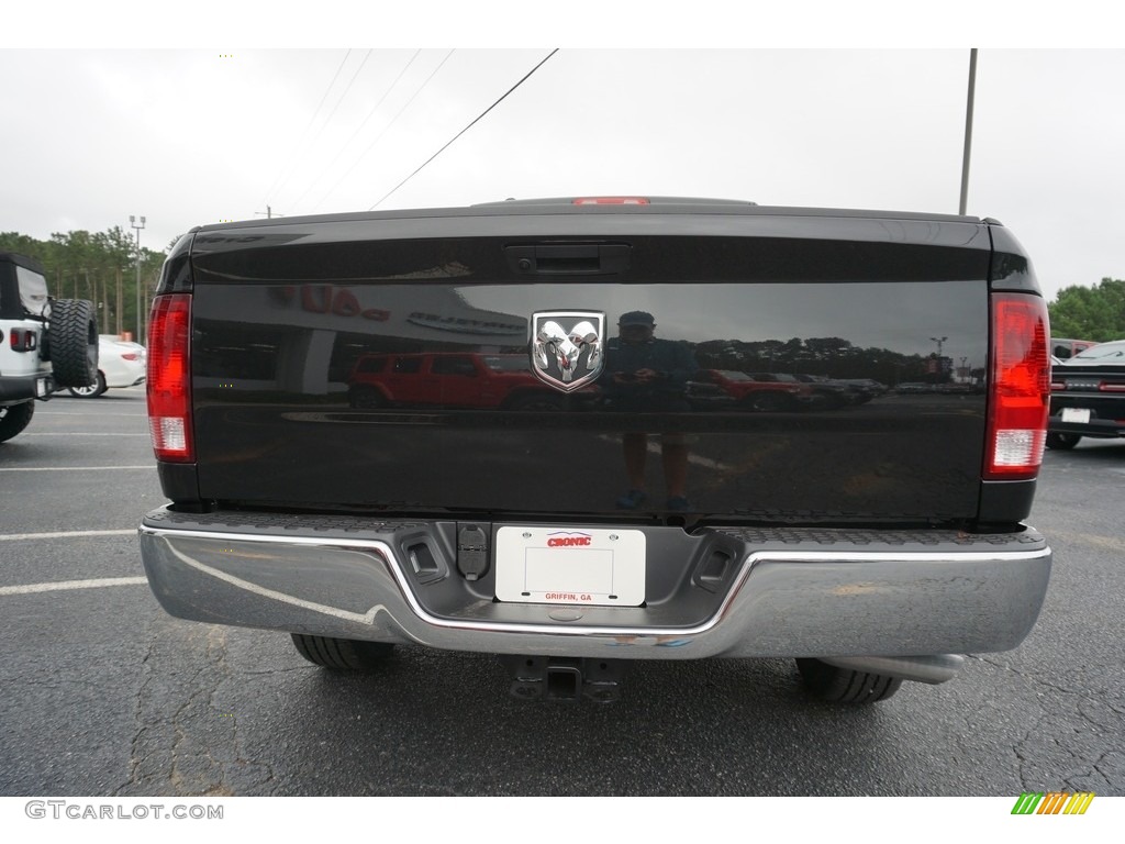 2019 1500 Classic Tradesman Quad Cab - Brilliant Black Crystal Pearl / Black/Diesel Gray photo #12