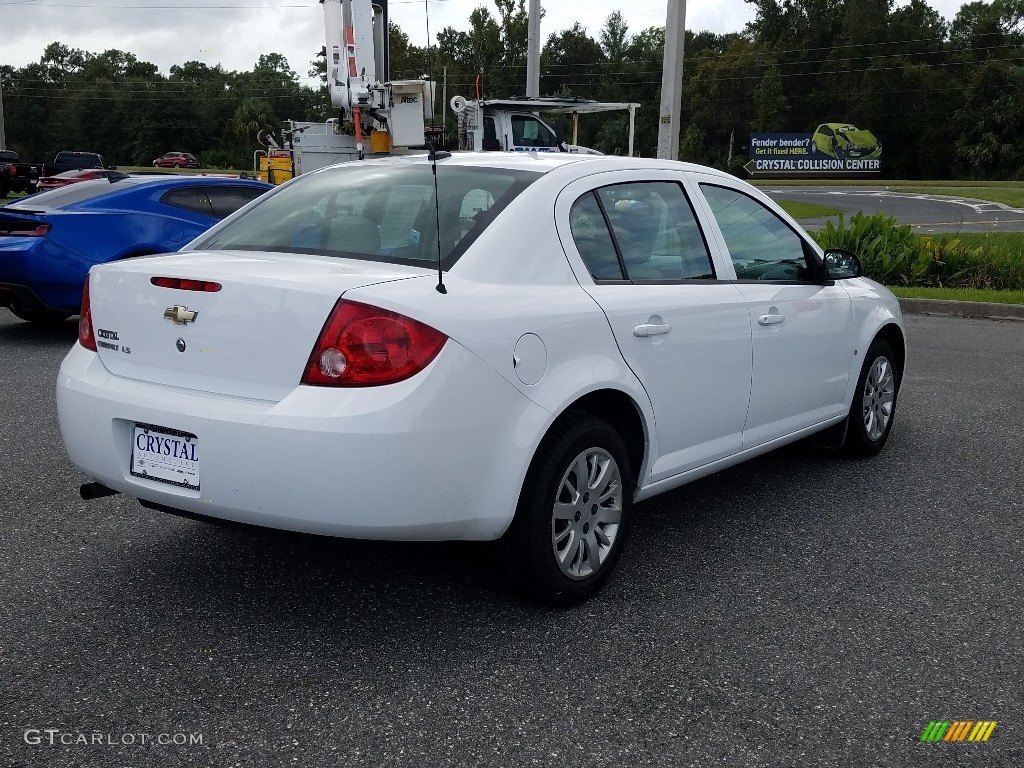 2009 Cobalt LS Sedan - Summit White / Gray photo #5