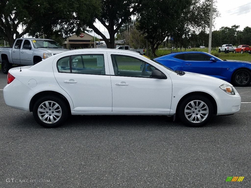 2009 Cobalt LS Sedan - Summit White / Gray photo #6