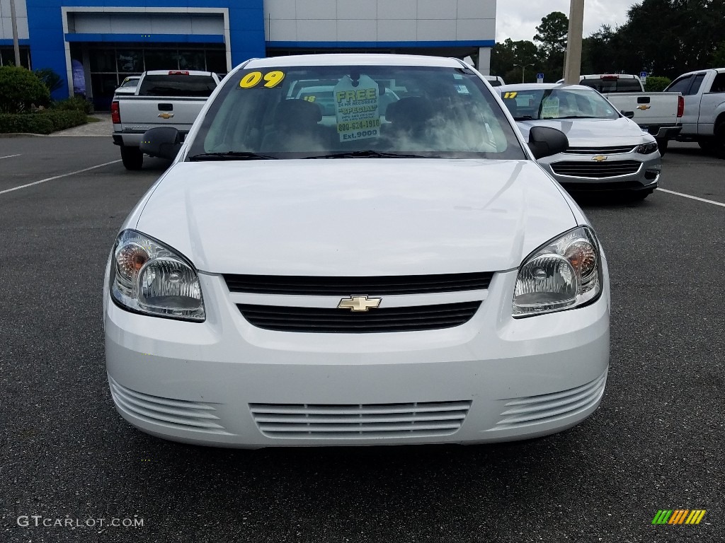 2009 Cobalt LS Sedan - Summit White / Gray photo #8