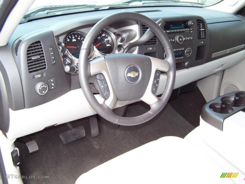 2008 Silverado 1500 LT Crew Cab - Graystone Metallic / Light Titanium/Ebony Accents photo #9