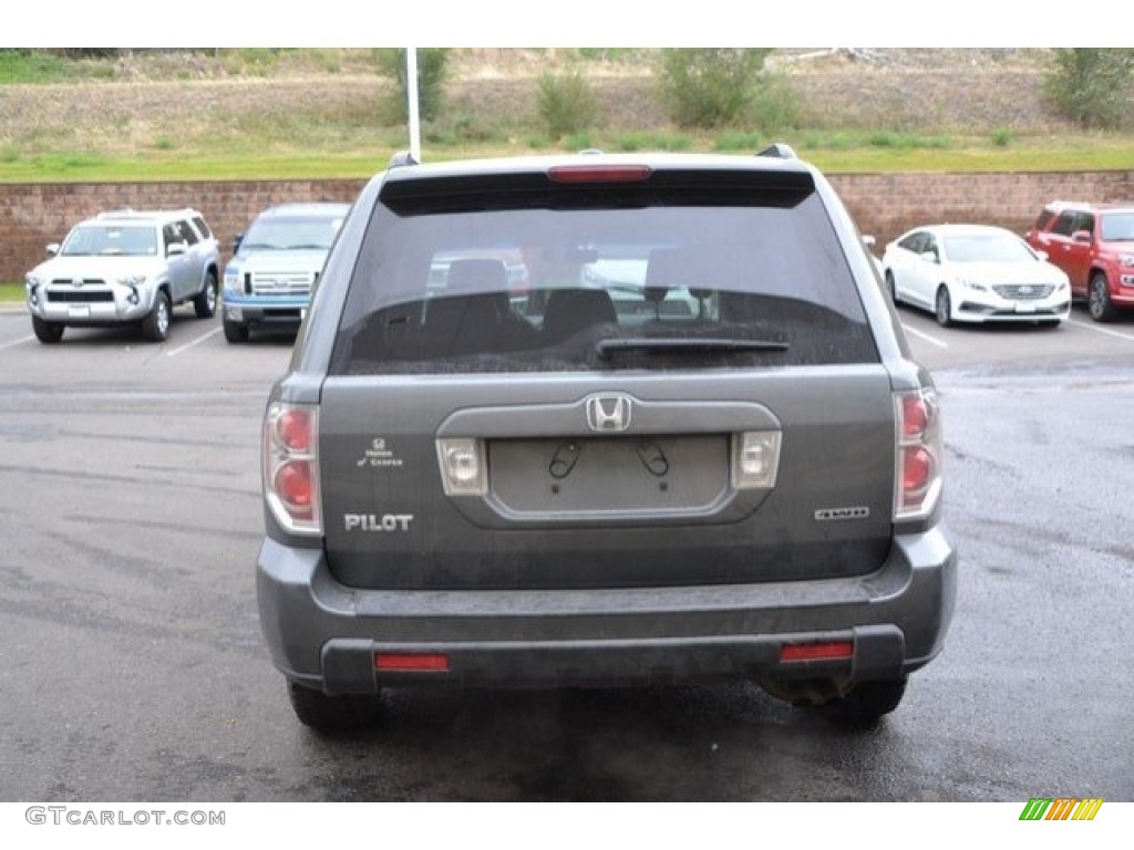2008 Pilot EX-L 4WD - Nimbus Gray Metallic / Gray photo #5