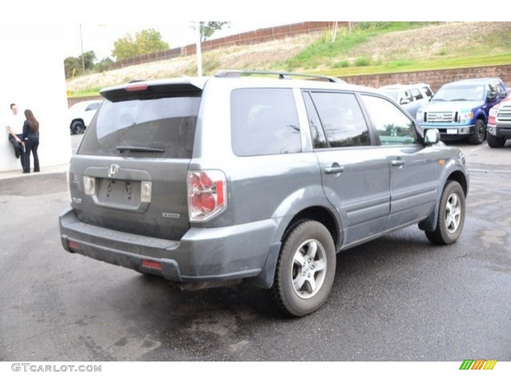 2008 Pilot EX-L 4WD - Nimbus Gray Metallic / Gray photo #6