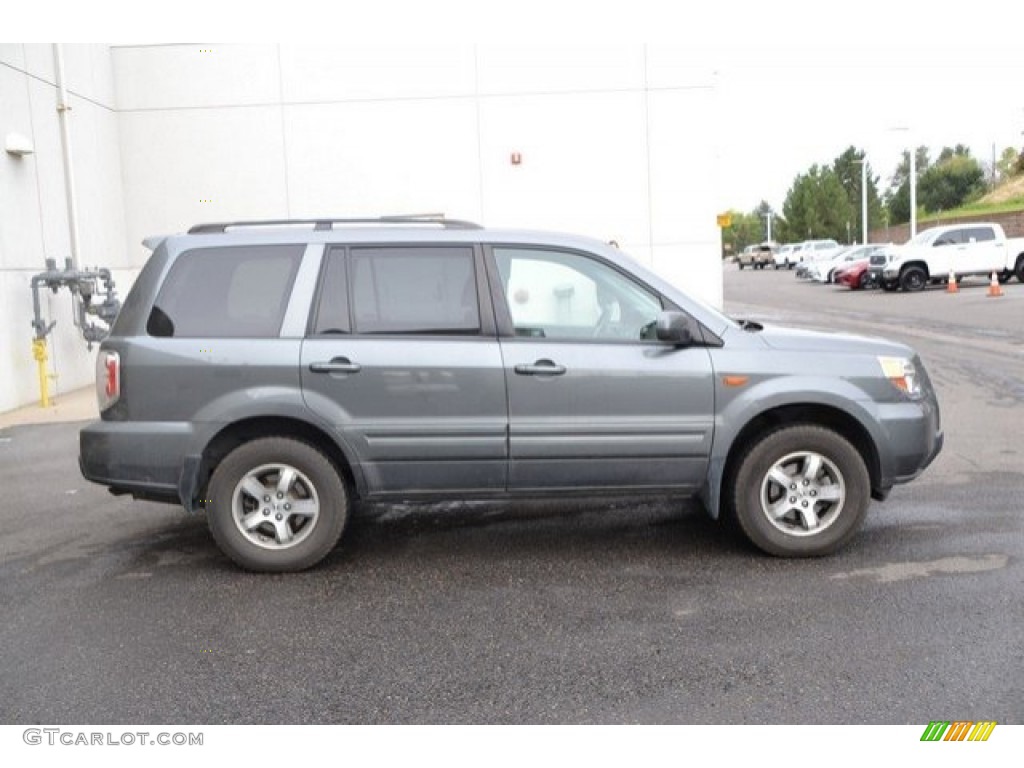 2008 Pilot EX-L 4WD - Nimbus Gray Metallic / Gray photo #7