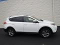 2015 Super White Toyota RAV4 XLE AWD  photo #2