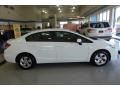 Taffeta White - Civic LX Sedan Photo No. 5