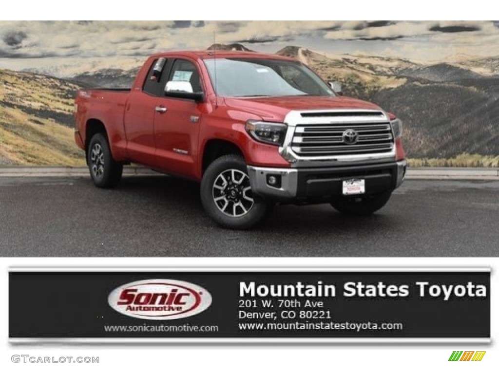 2019 Tundra Limited Double Cab 4x4 - Barcelona Red Metallic / Graphite photo #1