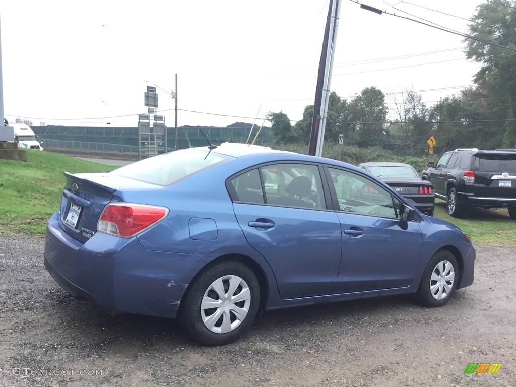 2016 Impreza 2.0i 4-door - Quartz Blue Pearl / Black photo #4