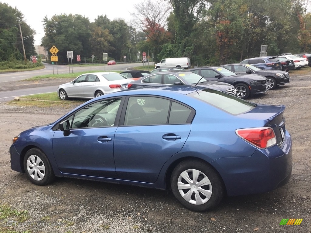 2016 Impreza 2.0i 4-door - Quartz Blue Pearl / Black photo #6