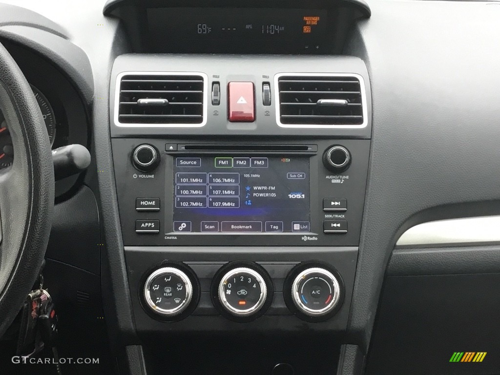 2016 Impreza 2.0i 4-door - Quartz Blue Pearl / Black photo #13