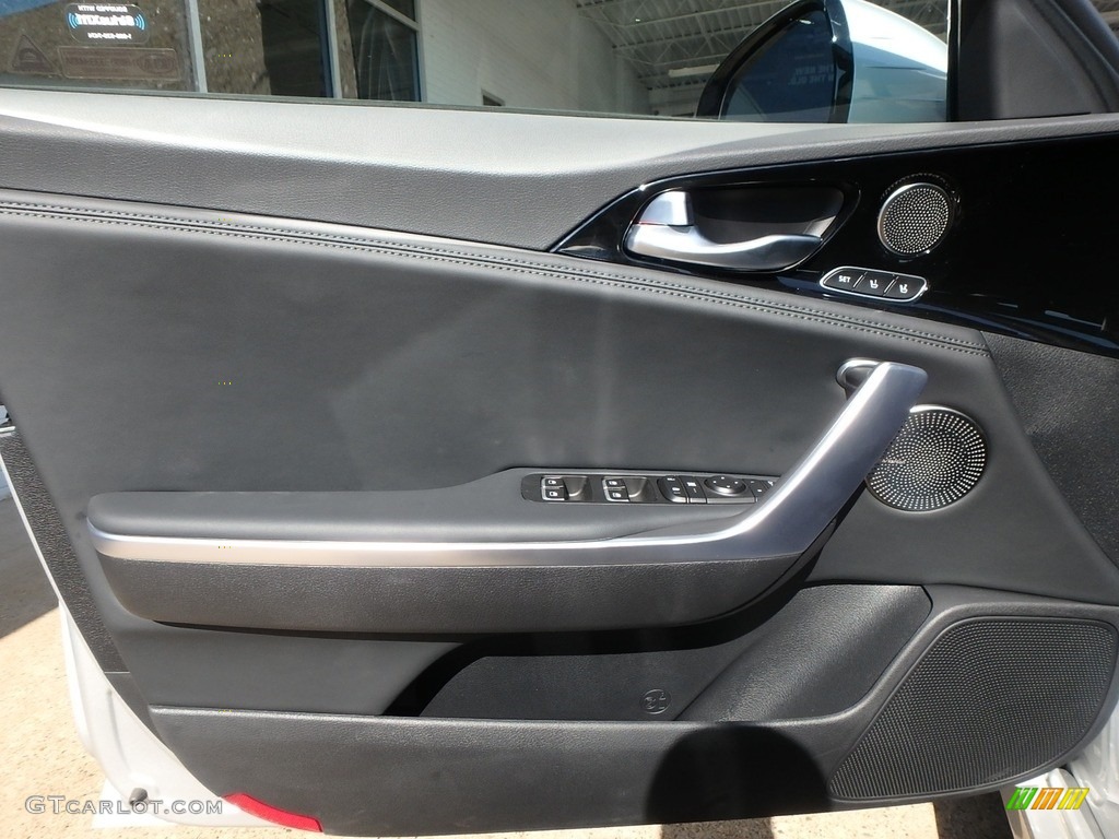 2018 Kia Stinger Premium AWD Black Door Panel Photo #129842883