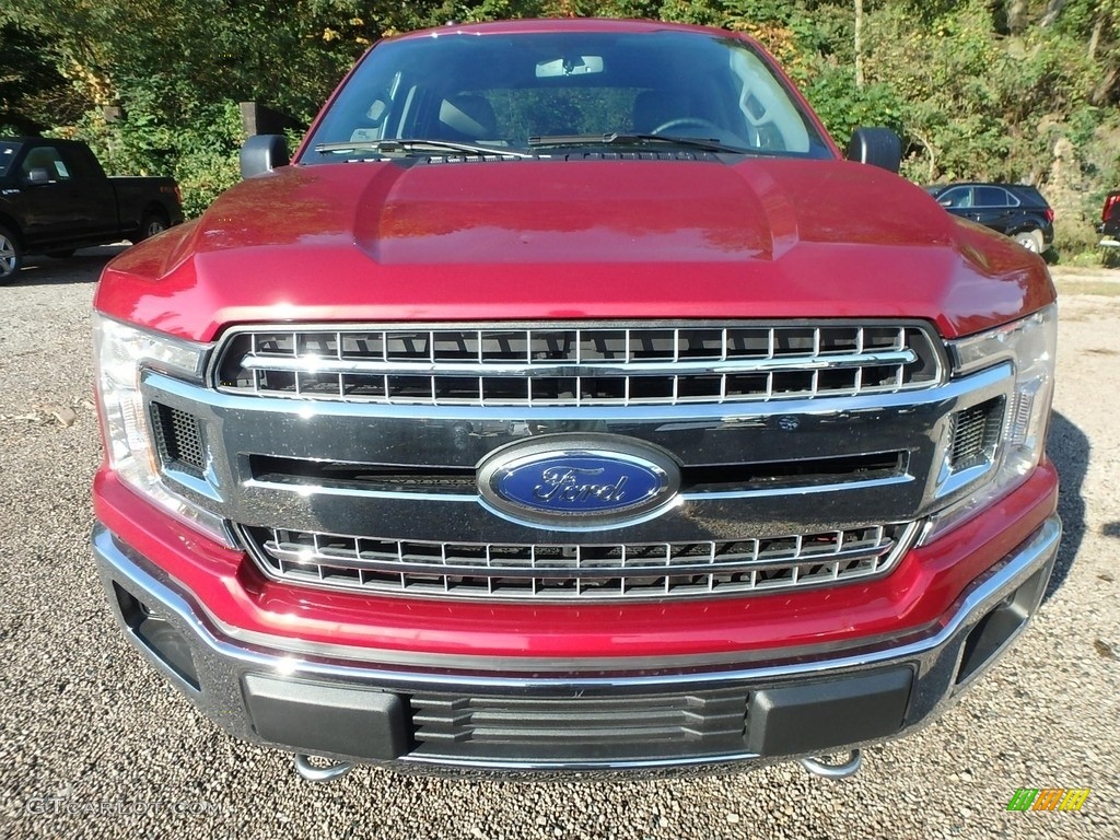 2018 F150 XLT SuperCab 4x4 - Ruby Red / Earth Gray photo #7