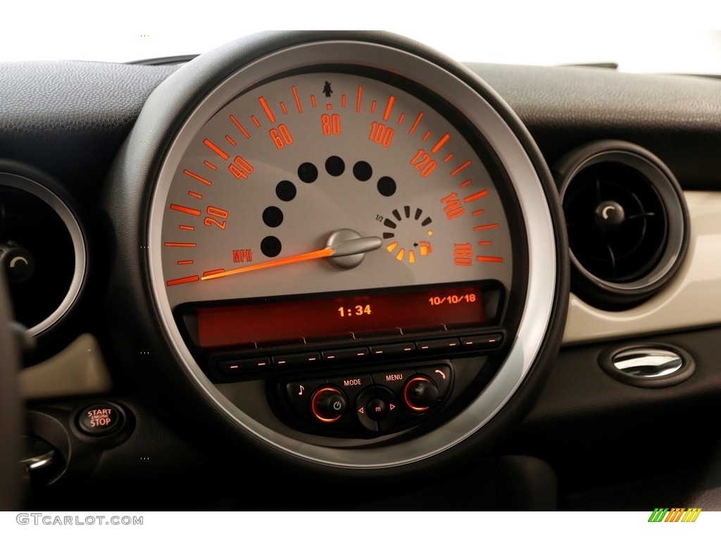 2014 Cooper Coupe - Pepper White / Carbon Black photo #8