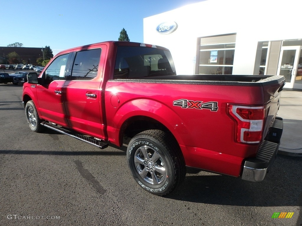 2018 F150 XLT SuperCrew 4x4 - Ruby Red / Earth Gray photo #7