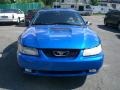2000 Bright Atlantic Blue Metallic Ford Mustang V6 Coupe  photo #1