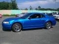 2000 Bright Atlantic Blue Metallic Ford Mustang V6 Coupe  photo #4