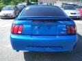 2000 Bright Atlantic Blue Metallic Ford Mustang V6 Coupe  photo #7