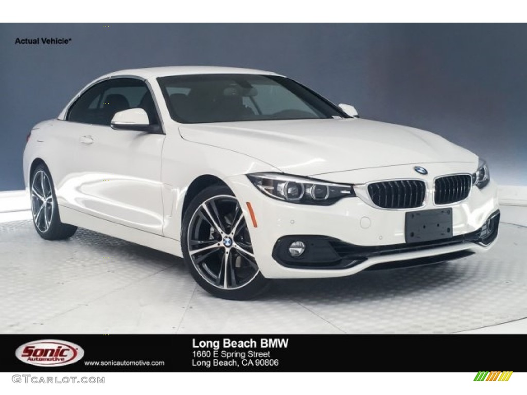 2019 4 Series 430i Coupe - Alpine White / Black photo #1