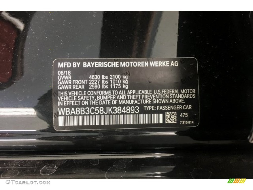 2018 3 Series 340i Sedan - Black Sapphire Metallic / Coral Red photo #11