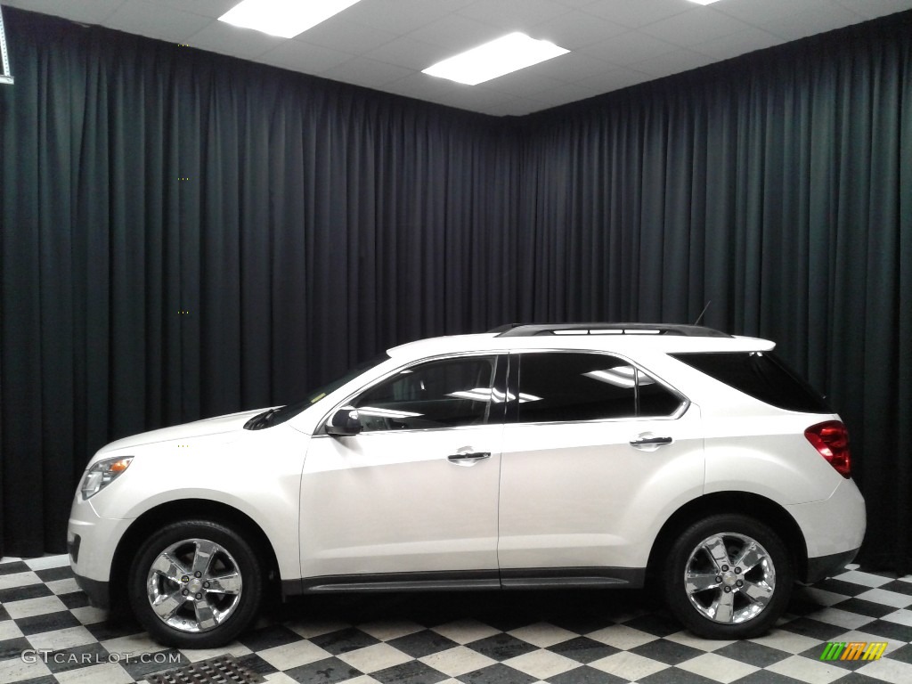 2014 Equinox LT AWD - White Diamond Tricoat / Light Titanium/Jet Black photo #2