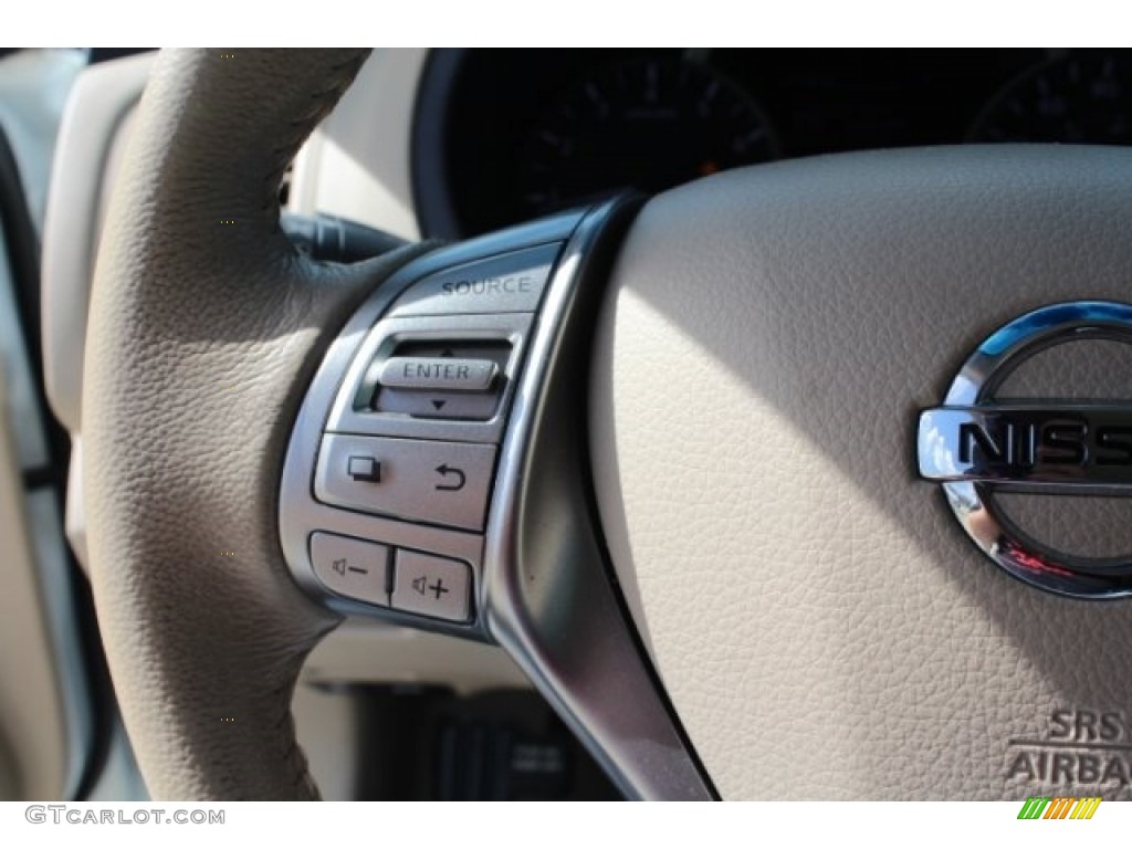 2013 Altima 2.5 SV - Pearl White / Beige photo #19