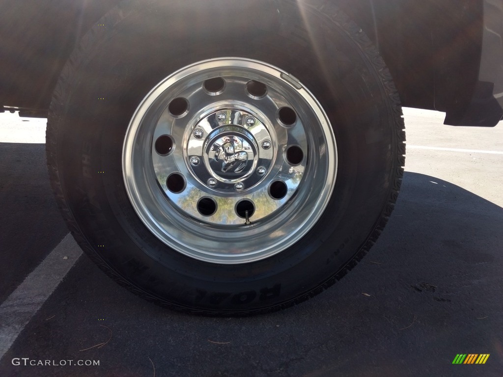 2017 3500 Laramie Crew Cab 4x4 Dual Rear Wheel - Maximum Steel Metallic / Black photo #13