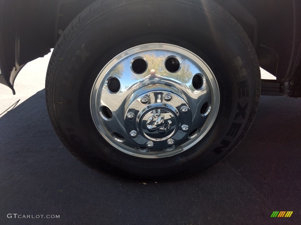 2017 3500 Laramie Crew Cab 4x4 Dual Rear Wheel - Maximum Steel Metallic / Black photo #14