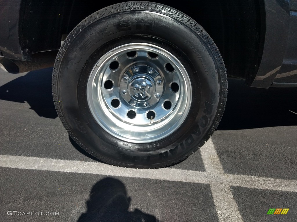 2017 3500 Laramie Crew Cab 4x4 Dual Rear Wheel - Maximum Steel Metallic / Black photo #16