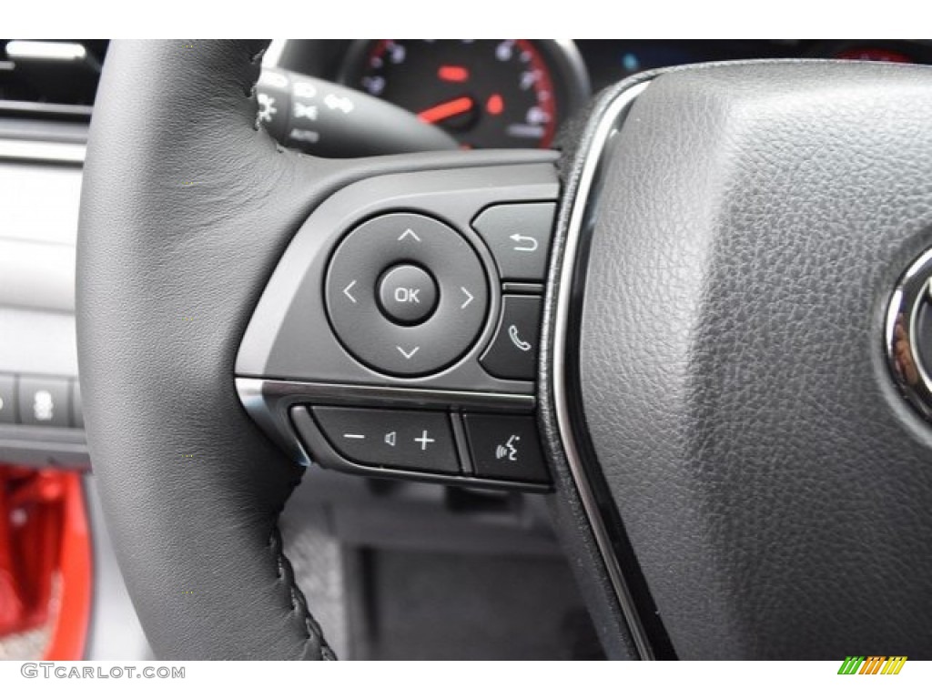 2019 Toyota Camry XSE Ash Steering Wheel Photo #129851544