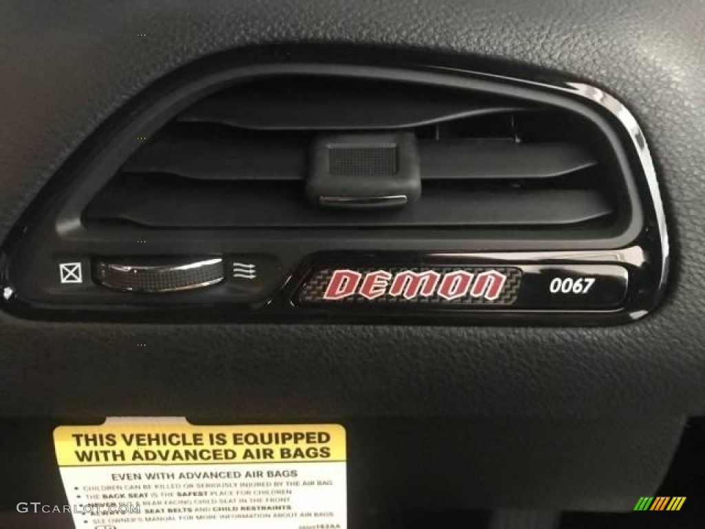 2018 Dodge Challenger SRT Demon Info Tag Photos