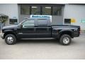 2003 Black Ford F350 Super Duty Lariat Crew Cab 4x4 Dually  photo #2