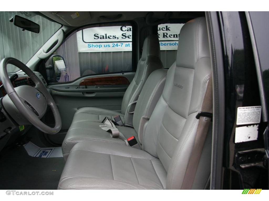 2003 F350 Super Duty Lariat Crew Cab 4x4 Dually - Black / Medium Flint photo #3