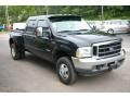2003 Black Ford F350 Super Duty Lariat Crew Cab 4x4 Dually  photo #17