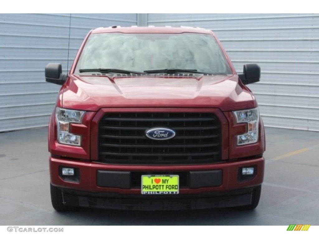 2017 F150 XLT SuperCrew - Ruby Red / Black photo #2
