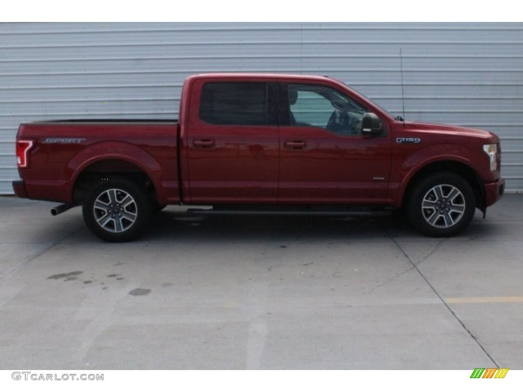 2017 F150 XLT SuperCrew - Ruby Red / Black photo #11