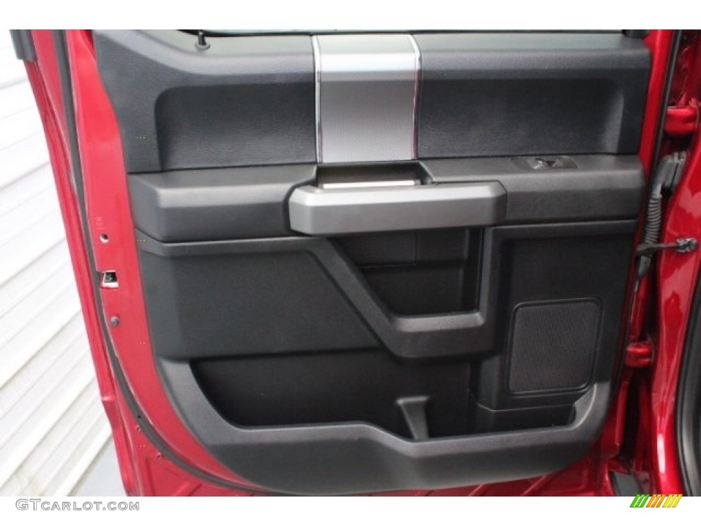 2017 F150 XLT SuperCrew - Ruby Red / Black photo #26