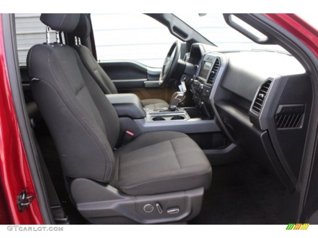 2017 F150 XLT SuperCrew - Ruby Red / Black photo #35