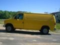 2000 Yellow Ford E Series Van E250 Commercial  photo #4