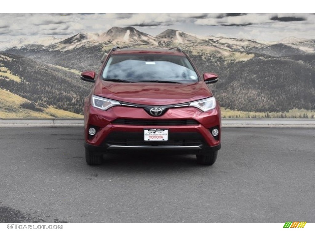 2018 RAV4 XLE AWD - Ruby Flare Pearl / Black photo #2