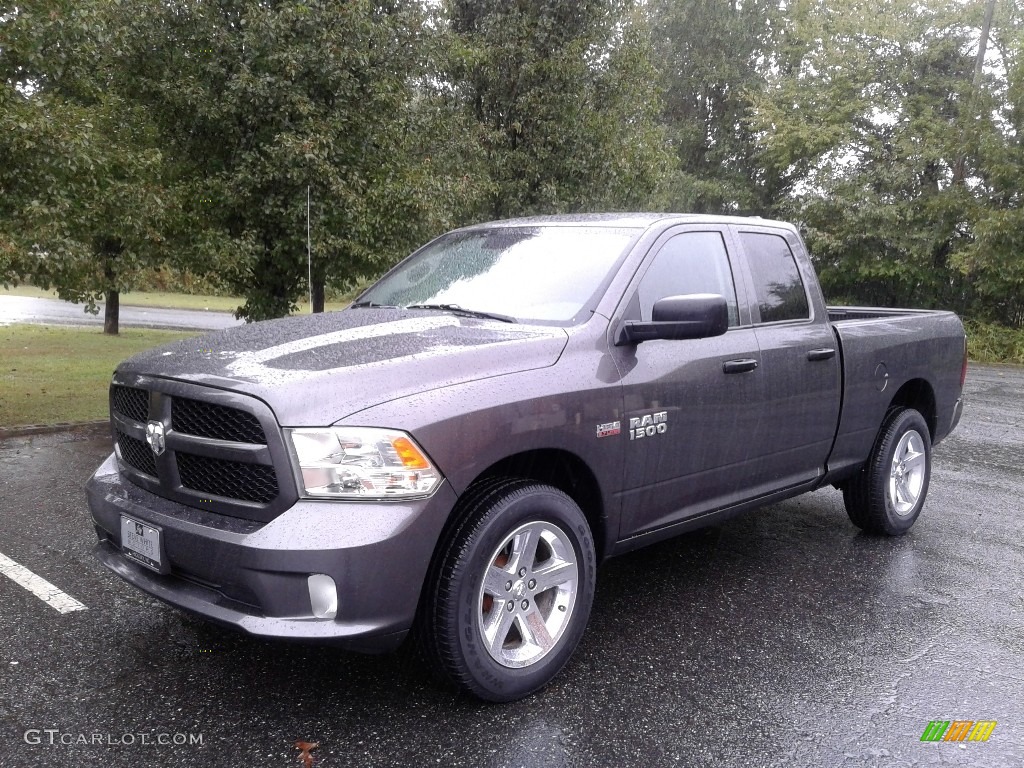 2015 1500 Express Quad Cab 4x4 - Granite Crystal Metallic / Black/Diesel Gray photo #2