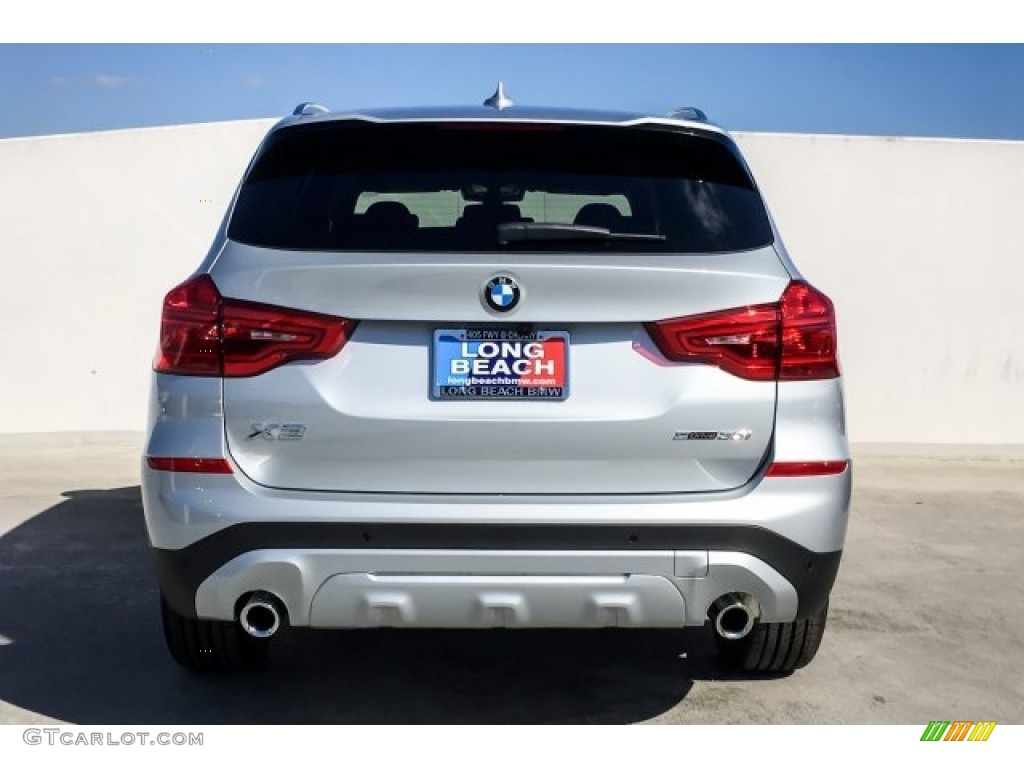 2019 X3 sDrive30i - Glacier Silver Metallic / Black photo #3