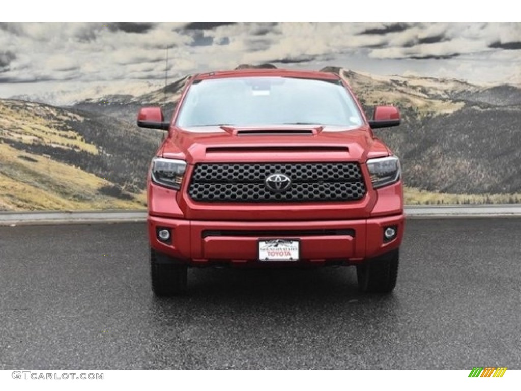 2019 Tundra TRD Sport Double Cab 4x4 - Barcelona Red Metallic / Graphite photo #2