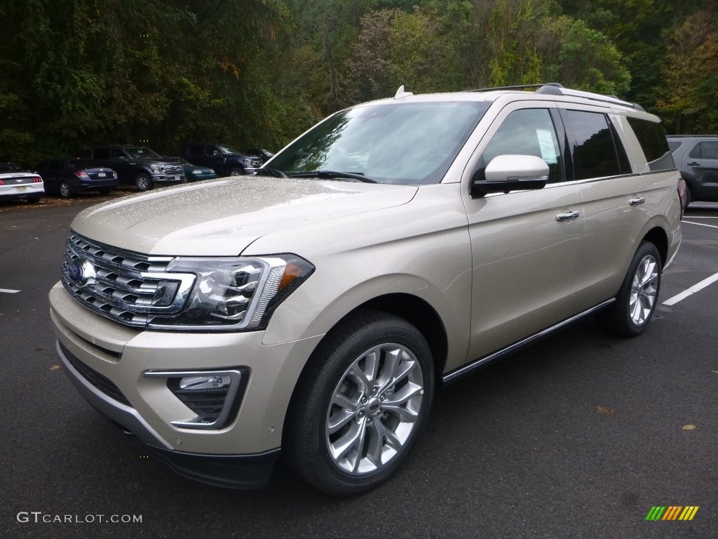 White Gold 2018 Ford Expedition Limited 4x4 Exterior Photo #129860605