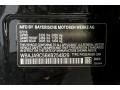 668: Jet Black 2019 BMW 5 Series 530e iPerformance Sedan Color Code